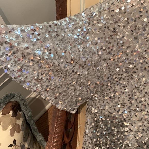 JENS PIRATE BOOTY FOR FREE PEOPLE DARK WATERS SEQUIN EMBELLISHED MINI DRESS M - Picture 8 of 15